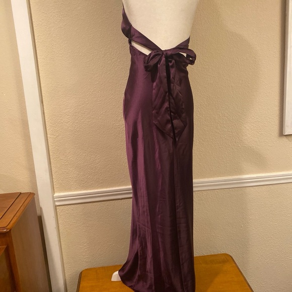 Princess Polly Rosaminta Deep Purple Halter Maxi Dress - Picture 4 of 8